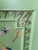 Wood Habersham Cabinet Custom Painted With Tropical Birds and Leopards For Sale - Image 7 of 11
