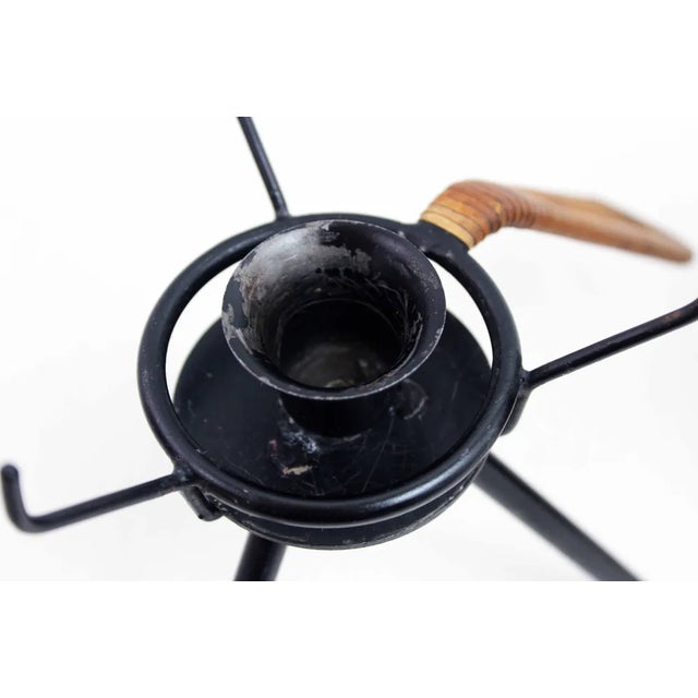 Scandinavian Tripod Candlestick, 1960s For Sale - Image 4 of 10