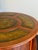 Vintage Mahogany Revolving Drum Library Table With Leather Top Duncan Phyfe Style Rotating Bookcase End Table For Sale - Image 11 of 12