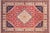 Tribal Kazak Red/Beige Wool Rug - 5'8''x7'10'' For Sale - Image 9 of 10