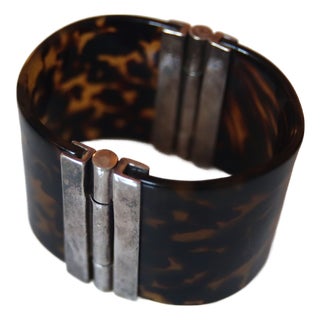 Vintage Faux Tortoise Cuff Bracelet from Ralph Lauren, 1980s For Sale