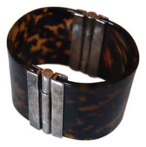 Vintage Faux Tortoise Cuff Bracelet from Ralph Lauren, 1980s