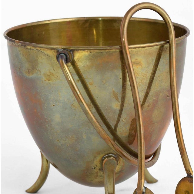 Vintage ice container with tweezers is an original decorative object realized in the half of the 20th century. Original...