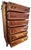 Antique Bird’s-Eye Maple Faux Bamboo Six Drawer Chest of Drawers For Sale - Image 9 of 18