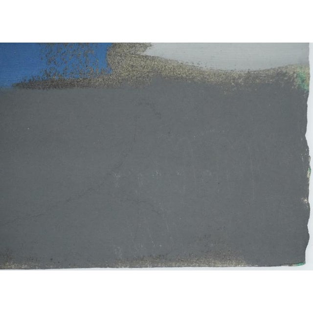 Marcel Mouly, The Blue Figures, Gouache For Sale - Image 7 of 9