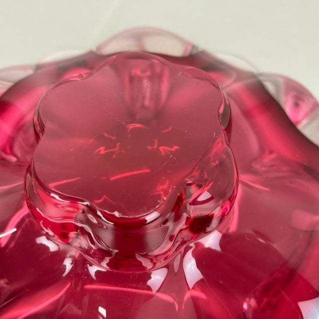 Pink-Purple Murano Glass Shell Ashtray, Italy, 1970s For Sale - Image 18 of 18