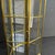 Vintage Brass & Glass Display Shelf Petite Footed Curio Display Cabinet Miniature Case For Sale - Image 4 of 10