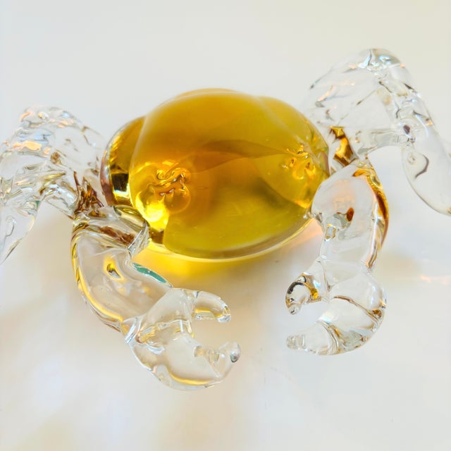 Late 20th Century Large Art Glass Crab For Sale - Image 5 of 8