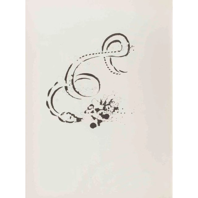 Color lithograph realized by Marc Chagall in 1960 to illustrate "The Bible". Edition of 6500, published by Tériade in no....