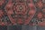 Textile 1970s Vintage Handmade Wool Cotton Red Area Rug For Sale - Image 7 of 11