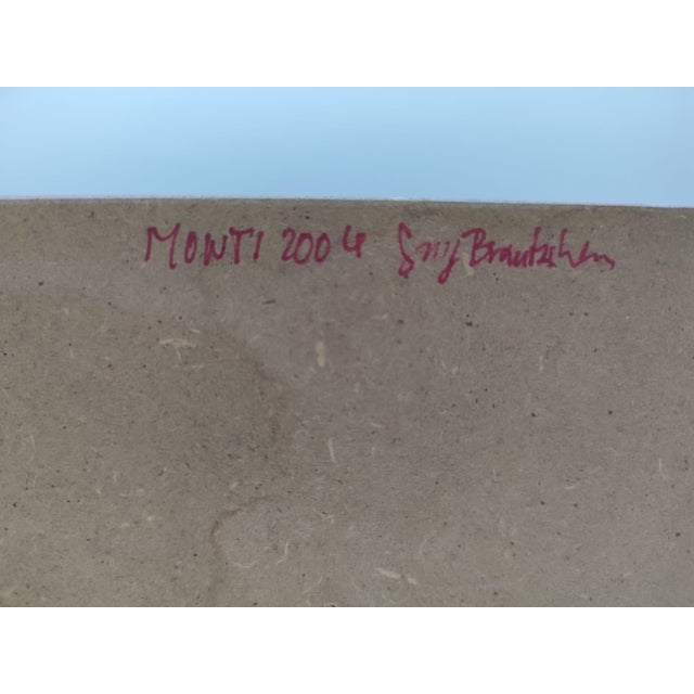 Brown Guy Brantschen, Monti Man Sculpture, 2004, Ceramic For Sale - Image 8 of 9