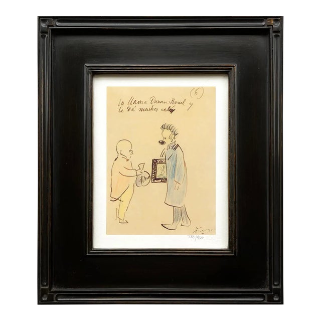 Pablo Picasso Trip to Paris 6 Limited Edition Framed For Sale