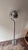 Vintage Space age Chrome Floor Lamp by Peter Bliss, 1980s For Sale - Image 4 of 11