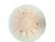 Semi Flush 1930s Ceiling Light With a Pink Glass Bowl Antique White Painted Fixture For Sale - Image 4 of 6