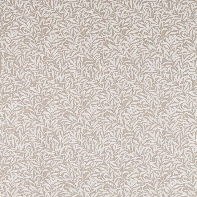 Morris & Co Pure Willow Boughs Embroidery Fabric in Flax For Sale
