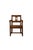 2000 - 2009 Antique Walnut Armchair with Decorated Back, 19th Century For Sale - Image 5 of 5