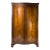 Antique George III Style Flame Mahogany Serpentine Wardrobe For Sale