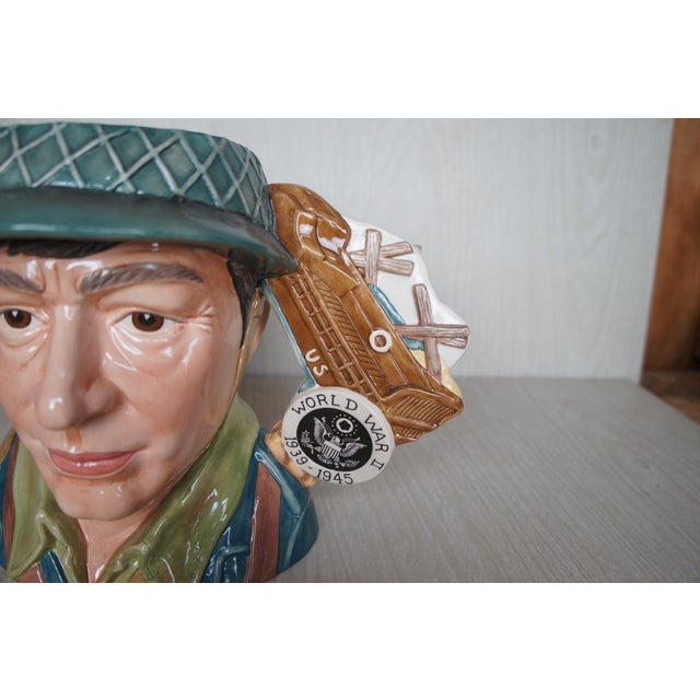 American Royal Doulton u.s. Military Soldier World War II Toby Character Jug For Sale - Image 11 of 16