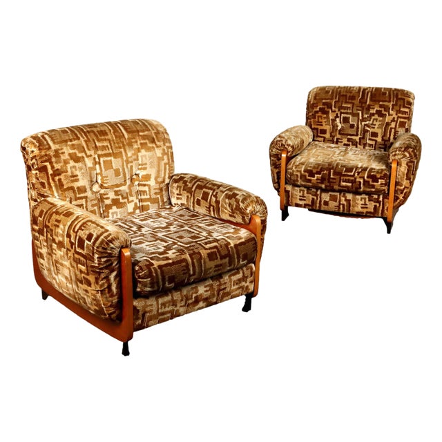 Set of Vintage Armchairs, 1970s For Sale