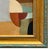 2020s Contemporary Abstract Color-Block Oil Painting in Vintage Frame For Sale - Image 5 of 6