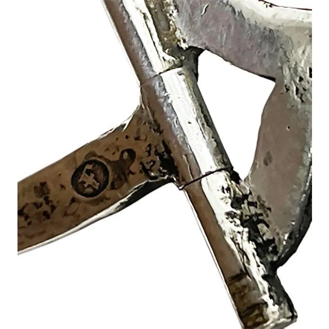 Small Dutch Photo Frame in Silver, 1865 For Sale - Image 6 of 8