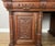 Antique French Style Oak Double Sided Carved Pedestal Desk For Sale - Image 10 of 18
