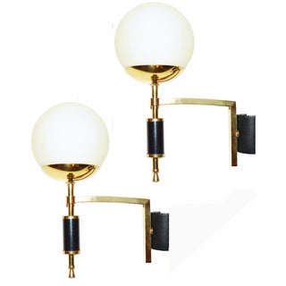 French Maison Arlus Sconces - A Pair For Sale