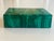 Handcrafted Malachite Box with Brass Hinge, 1950 For Sale - Image 4 of 10