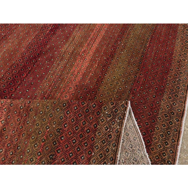 Galerie Shabab Collection Mid-20th Century Handmade Turkish Anatolian Small Room Size Carpet For Sale - Image 9 of 10
