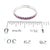 2010s Natural Pink Sapphire Ring 6.5 14k W Gold 0.66 TCW Certified, Size 7 For Sale - Image 5 of 12