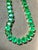 110 Ct Oval Natural Fone Oval Emerald Necklace, 14 K Gold 57.3 Gm , 18 " Long For Sale In New York - Image 6 of 18