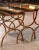 Set of 3 Early 20th Century French Art Deco Gilt Iron Nesting Tables For Sale - Image 4 of 10