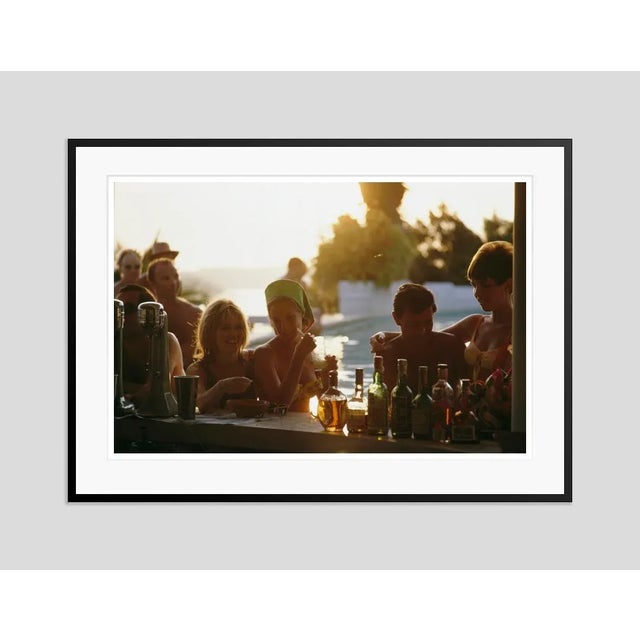 Modern Villa Vera 1968 by Slim Aarons Framed C-Print For Sale - Image 3 of 3
