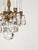 Antique 4 Arm 4 Light Glowing Graceful Brass Cut Lead Glass Crystal Chandelier ~ 4 Available For Sale - Image 11 of 12