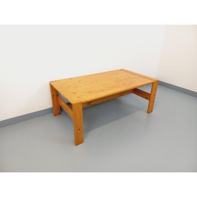 Large Vintage Coffee Table in Pine, 1990s For Sale - Image 12 of 17