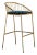 Agora Gold and Black Bar Stool by Pepe Albargues For Sale