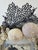 White Custom CSS Seashell Frame in White & Purple Shells For Sale - Image 8 of 9