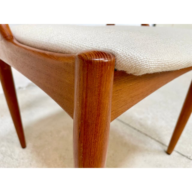 Danish Teak Dining Chairs by Johannes Andersen for Uldum Furniture Factory, 1960s, Set of 4 For Sale - Image 11 of 18