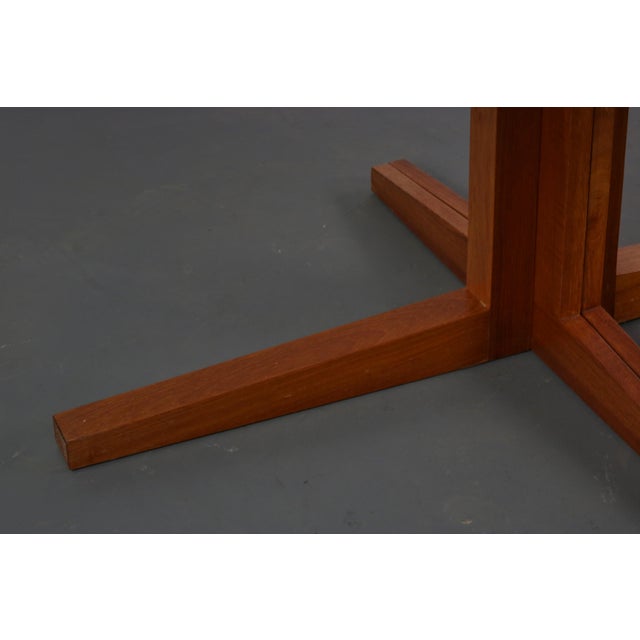 Stately John Mortensen Extending Dining / Conference table in Deep Grained Teak