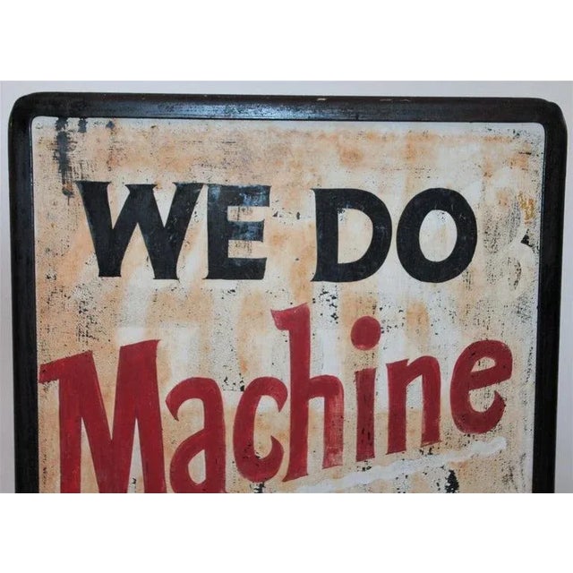 Early 20th Century Original Painted Street Sign For Sale - Image 4 of 7