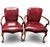 Elevate Your Executive Office With This Stunning Pair of Leathercraft Georgian Mahogany Armchairs For Sale In Raleigh - Image 6 of 12