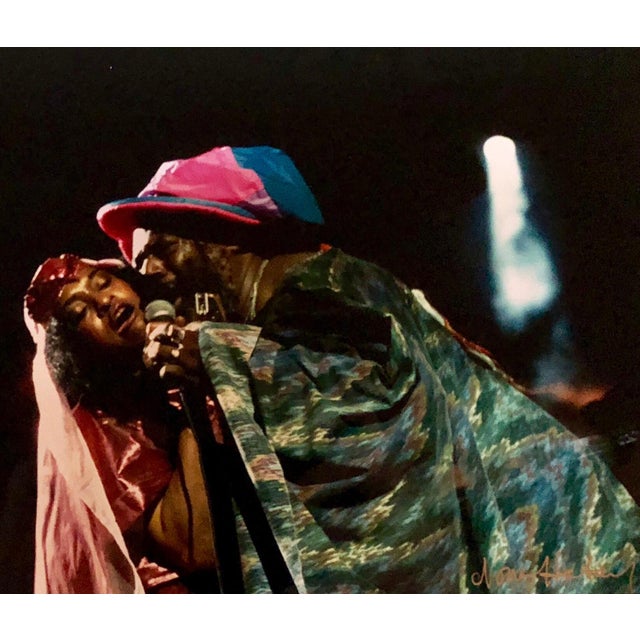 American Nona Hatay, Color Rock & Roll Photo Hand Signed Woodstock Music Festival African American For Sale - Image 3 of 7