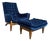 Vintage Castro Convertible “Arden” Lounge Chair and Ottoman For Sale