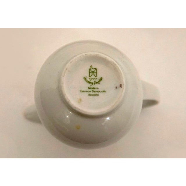 Early 20th Century Vintage Henneberg Porcelain Demitasse Set- 20 Pieces For Sale - Image 5 of 13
