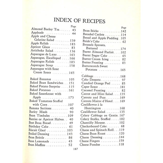"Meatless Meals" 1931 Adams, Jean Prescott For Sale In New York - Image 6 of 10