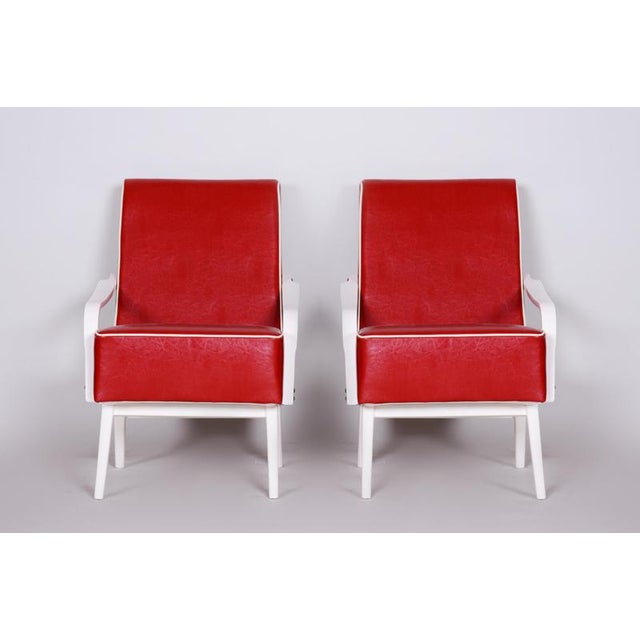 According to the original process, our professional refurbishing team in Czechia has restored and reupholstered the item....