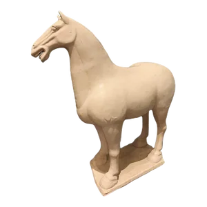 1990s Asian Tang Dynasty Horse-Khaki Color