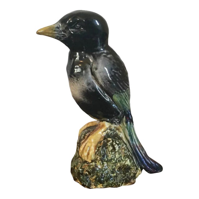 19th Century English Aesthetic Movement Model of a Crow Bird For Sale