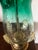 1940s Emerald Green Controlled Bubble Murano Table Lamp For Sale - Image 4 of 11