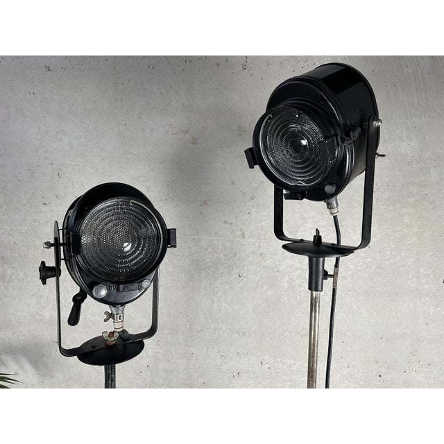 Vintage Theater Spot Lights from Cremer Paris, 1950s, Set of 2 For Sale - Image 15 of 17
